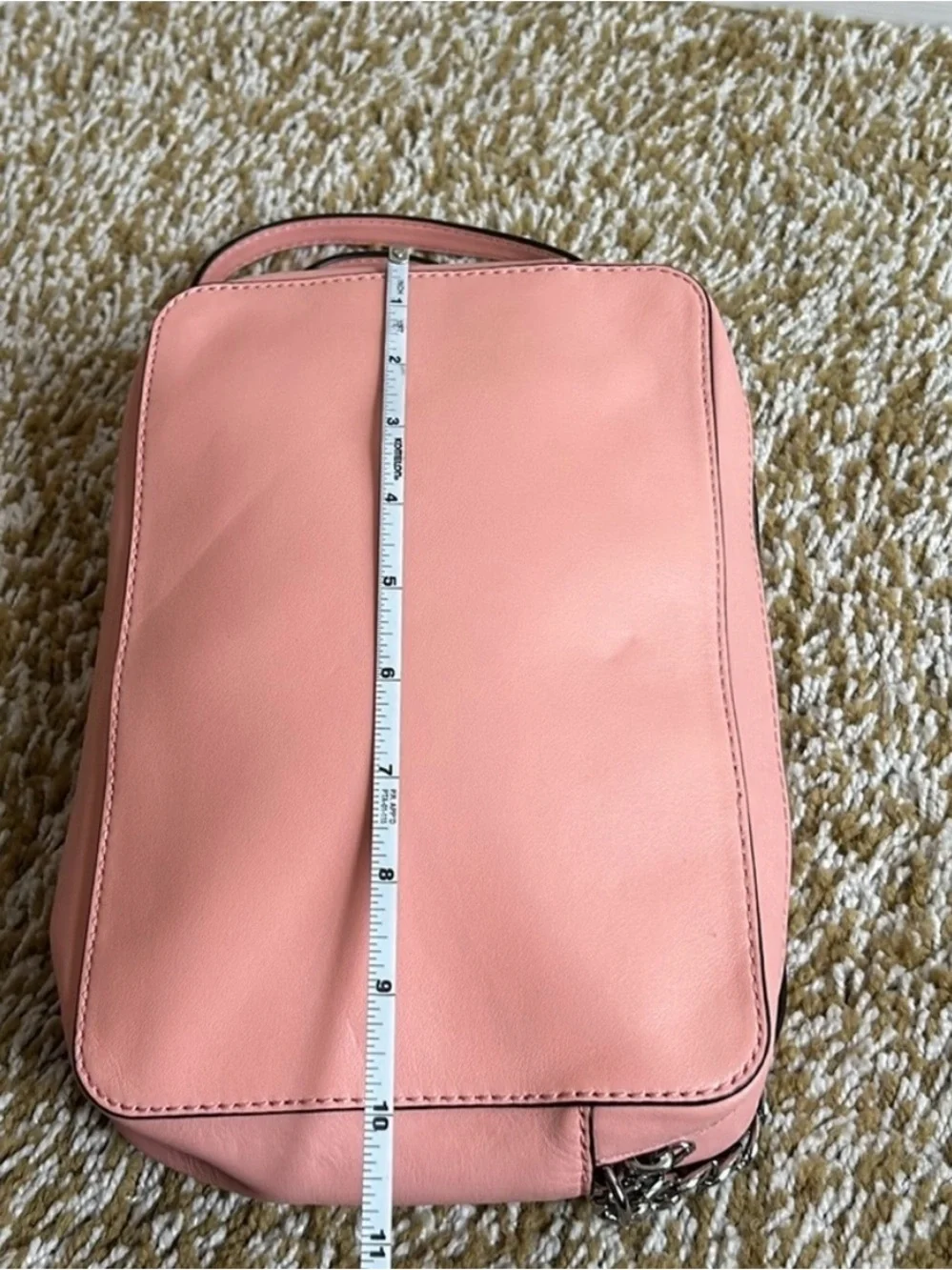 Michael Kors Coral Pink Chevron Crossbody Bag